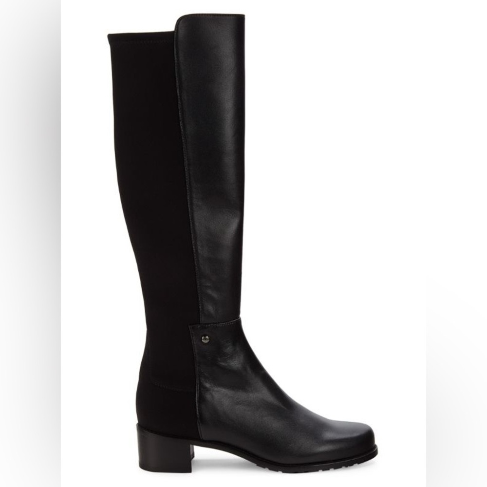 Stuart Weitzman Mezza Mezza Leather Knee-High Boots